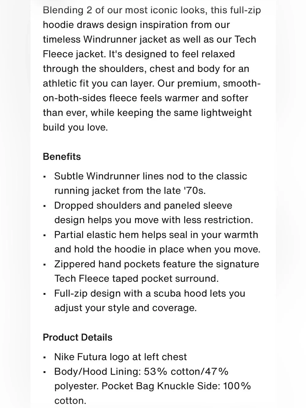 Nike lightweight loose
